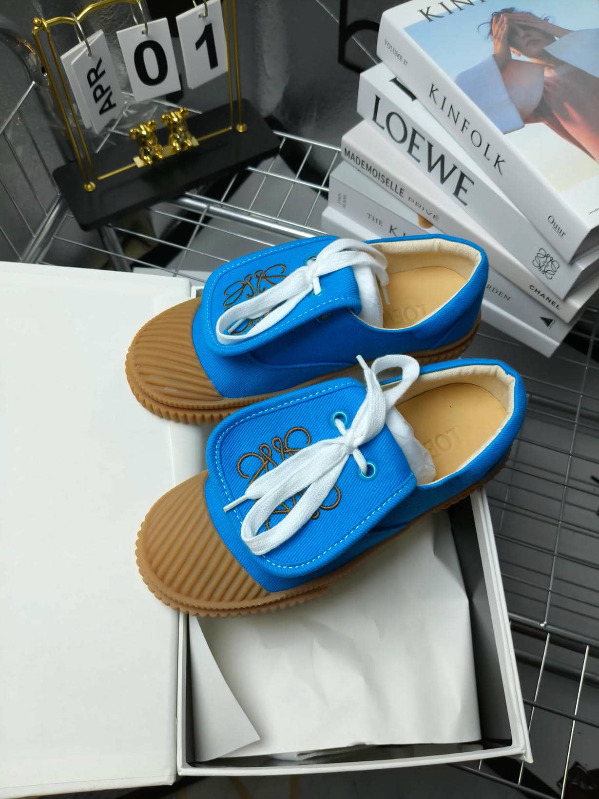 LOEWE canvas sneakers-8